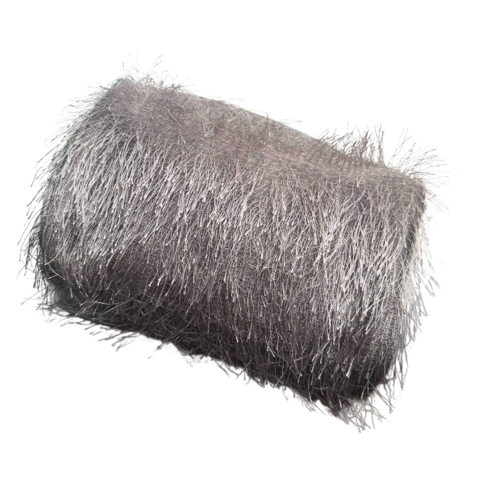 Lancôme silver fringe cosmetic bag
